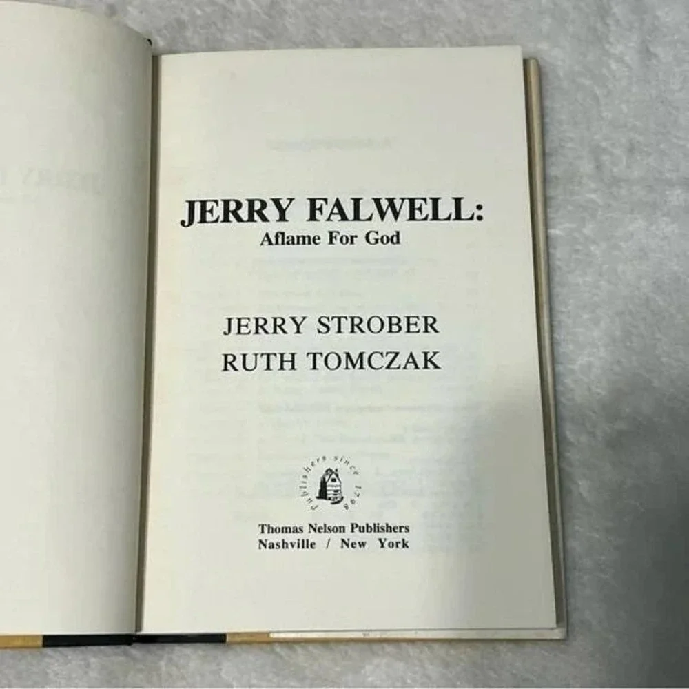 Jerry Falwell A Flame For God Hardcover Signed Vintage Book 1979